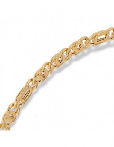 Bracciale Oro Giallo Maglia Grumetta 3+1 [2f396e0c]