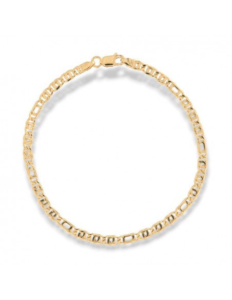 Bracciale Oro Giallo Maglia Grumetta 3+1 [2a692912]