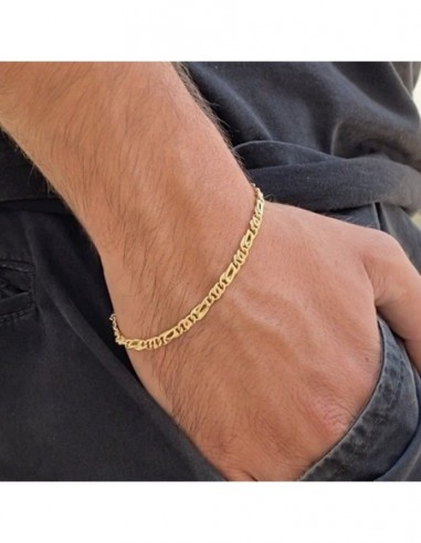Bracciale Oro Giallo/Rosa Grumetta 2+2 [424b8118]
