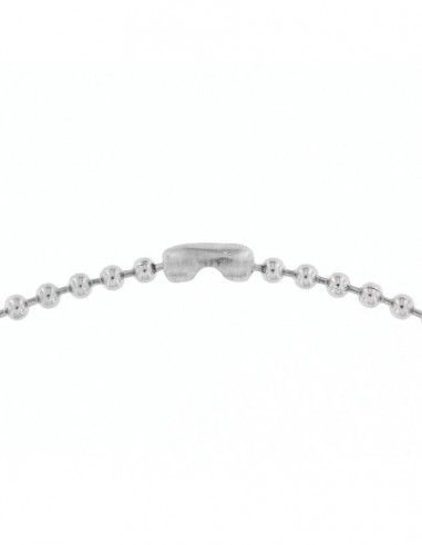 Catena Acciaio Piastra Ovale Militare [a697067e]
