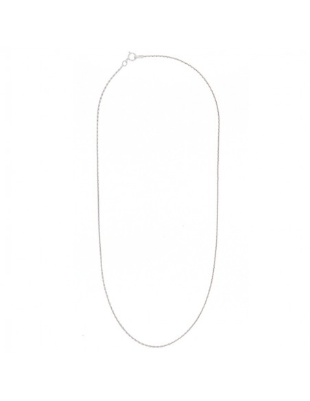 Catena Argento Rodiato Fune Ad Anelli [62a19674]