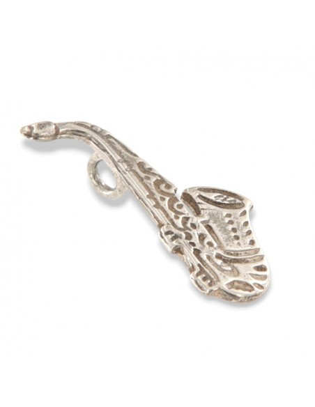 Ciondolo Argento Rodiato Sassofono 800 [cfb43498]