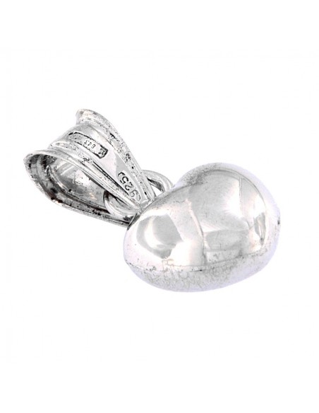 Ciondolo Argento Cuore Piccolo 3D Bombato [203c1875]