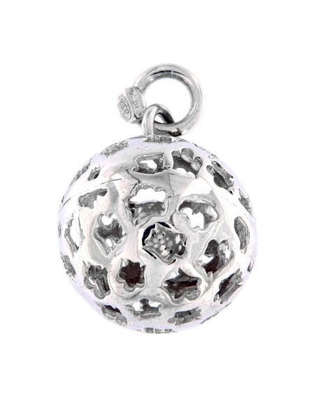Ciondolo Argento Sfera Chiama Angeli 18MM [fd6d9d9b]