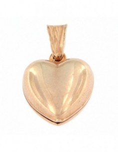 Ciondolo Argento Cuore Bombato 3D Piccolo [1b6fec0b]