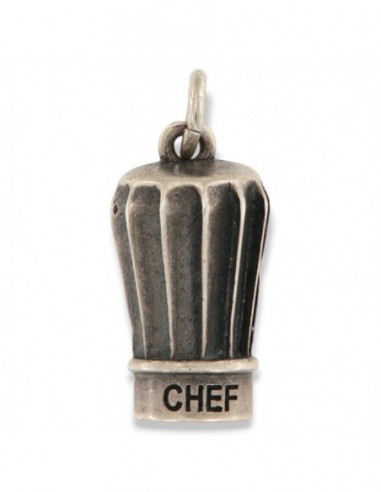 Ciondolo Argento Brunito Toque Blance Chef [db58910b]
