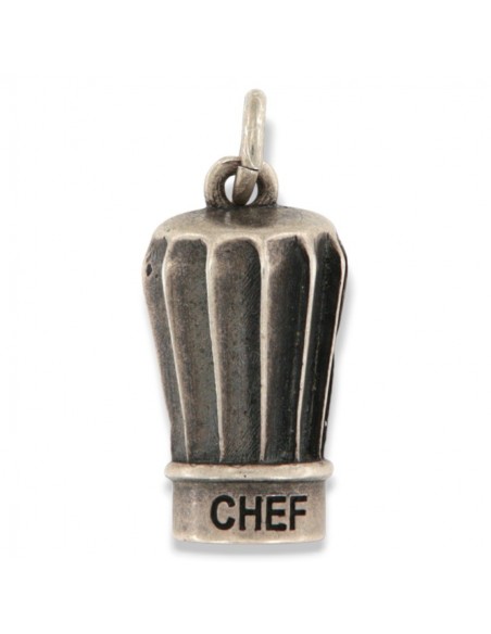 Ciondolo Argento Brunito Toque Blance Chef [db58910b]