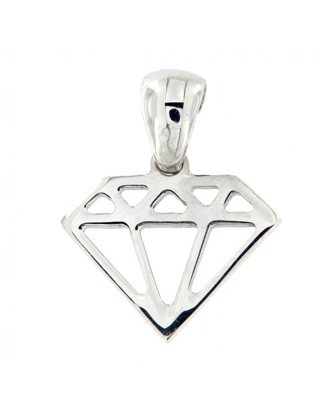 Ciondolo forma diamante argento 925 [3b8f79d8]