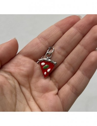 Ciondolo Argento Rodiato Pizza [f9785508]