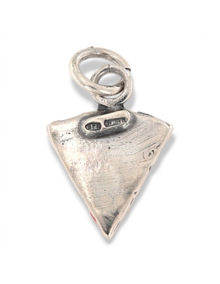 Ciondolo Argento Rodiato Pizza [4b35d312]