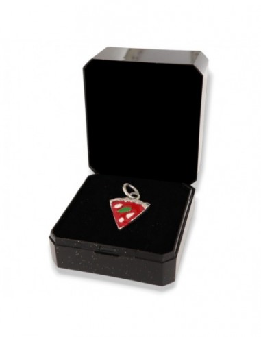 Ciondolo Argento Rodiato Pizza [fc281216]