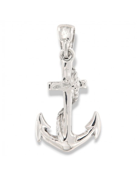 Ciondolo Argento Rodiato Ancora 43MM [456c6211]