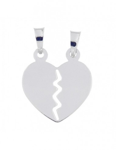 Ciondolo Argento Rodiato Cuore Divisibile 24MM [98c91021]