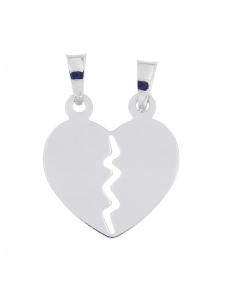 Ciondolo Argento Rodiato Cuore Divisibile 24MM [98c91021]