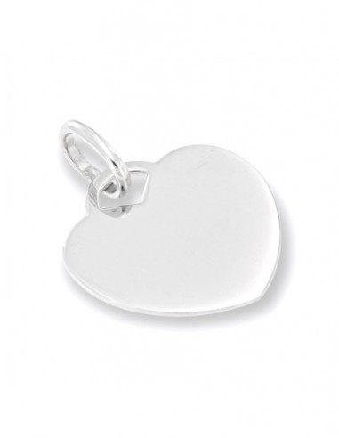 Ciondolo Argento Rodiato Cuore Liscio [6d7901a4]