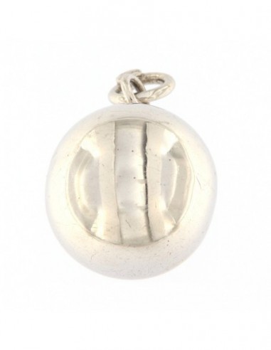 Ciondolo Argento Sfera LIscia Xilofono [d35ca526]