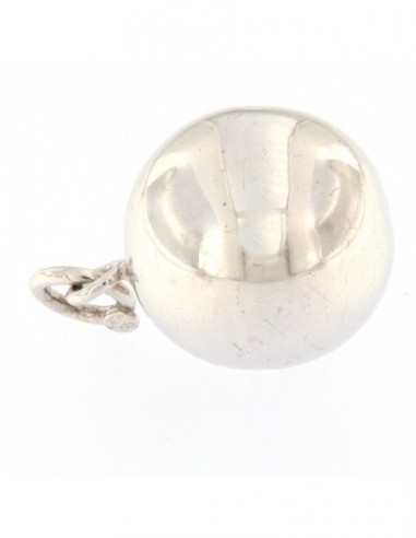 Ciondolo Argento Sfera LIscia Xilofono [eeb324b1]