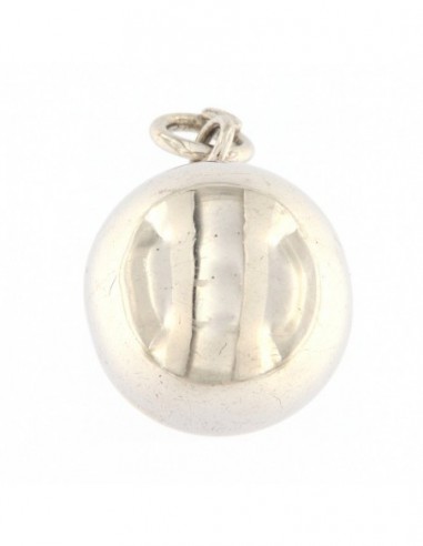 Ciondolo Argento Sfera LIscia Xilofono [59aee5b5]