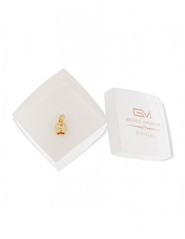 Ciondolo Argento Dorata Campanella Liscia Lucida [7dc35630]