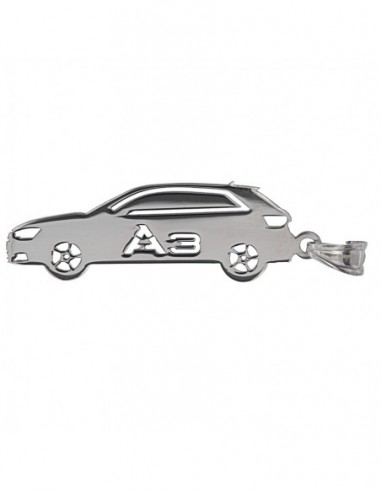 Ciondolo Portachiavi Argento Audi A3 [c3caea70]