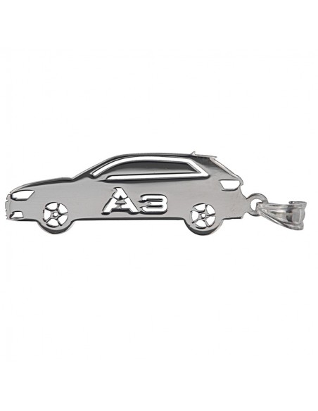 Ciondolo Portachiavi Argento Audi A3 [c3caea70]