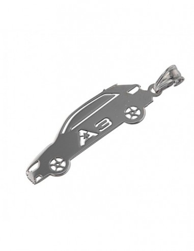 Ciondolo Portachiavi Argento Audi A3 [dd363c9f]