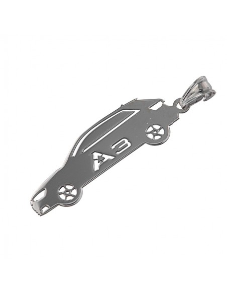 Ciondolo Portachiavi Argento Audi A3 [dd363c9f]