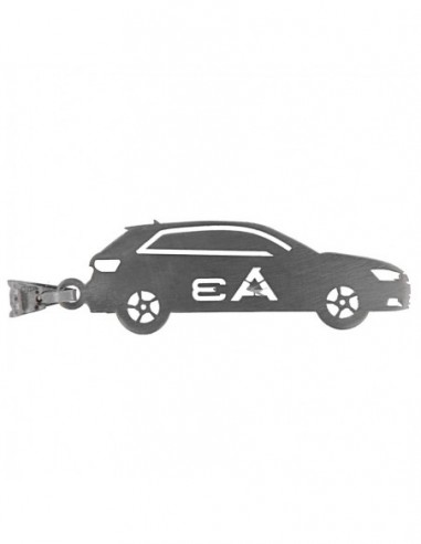 Ciondolo Portachiavi Argento Audi A3 [6a2bfd9b]