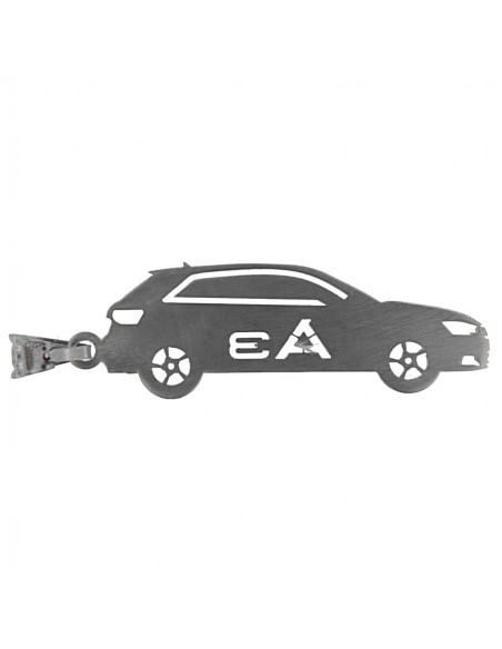 Ciondolo Portachiavi Argento Audi A3 [6a2bfd9b]