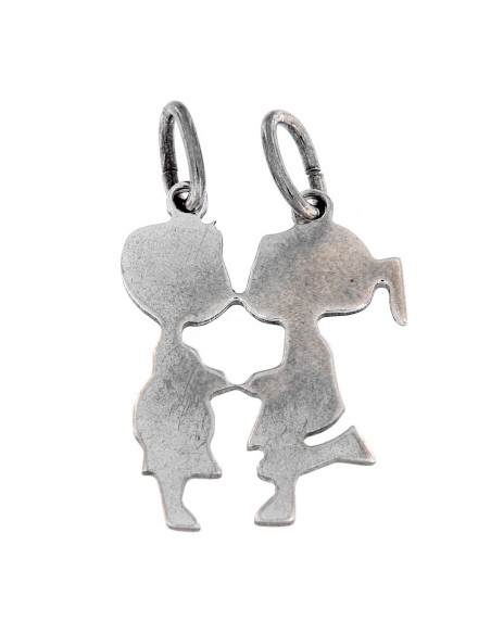 Ciondolo Argento Rodiato Bambini A Metà Divisibil [67c1e16b]