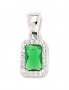 Ciondolo Argento Rodiato Principessa Rett. 6x4MM [990e5382]