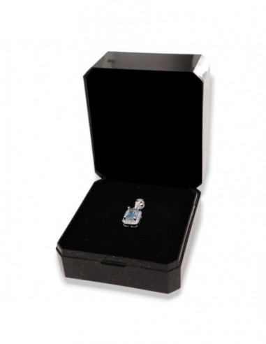 Ciondolo Argento Rodiato Principessa Celeste 6x4MM [c030c488]