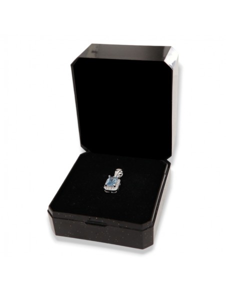 Ciondolo Argento Rodiato Principessa Celeste 6x4MM [c030c488]