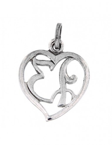 Ciondolo Argento Cuore Forato Con Numero 13 [1b98450f]
