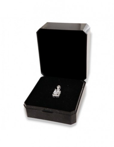 Ciondolo Argento Rodiato Principessa Bianca 6x4MM [1f131fe4]