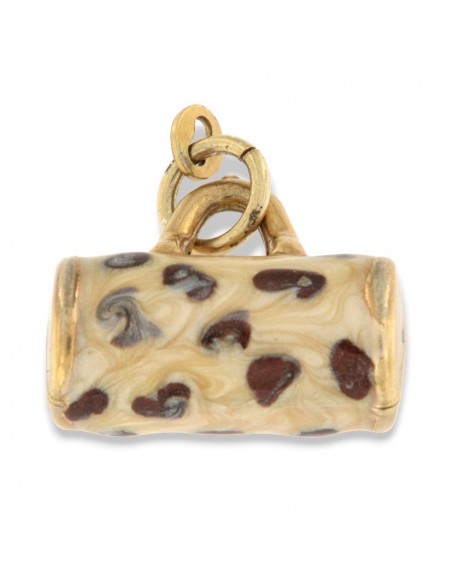 Ciondolo Argento Rodiato Dorato Borsa Smaltata [46054be0]