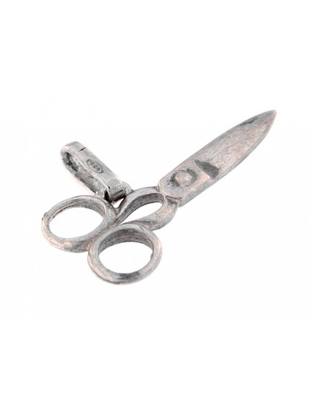 Ciondolo Argento Rodiato Forbici [14c5afe3]