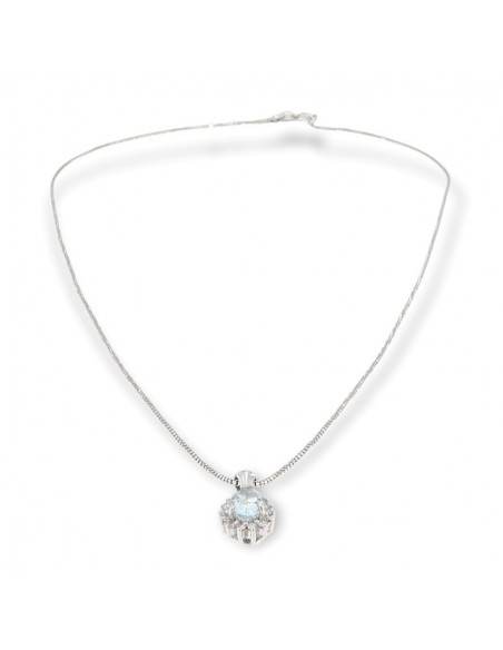 COLLANA PRINCIPESSA  ACQUAMARINA 0,49 GOCCIA [5e597316]