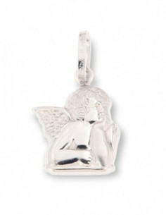 Ciondolo Oro Bianco Ritratto Putto [2bc35429]