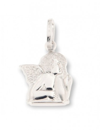 Ciondolo Oro Bianco Ritratto Putto [2bc35429]