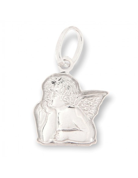Ciondolo Oro Bianco Ritratto Putto [cf73e31a]