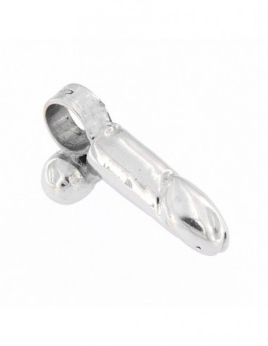 Ciondolo Oro Bianco Pene [0025d886]