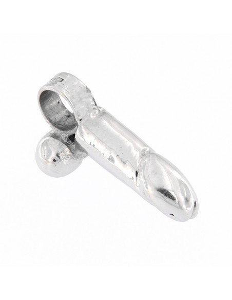 Ciondolo Oro Bianco Pene [0025d886]