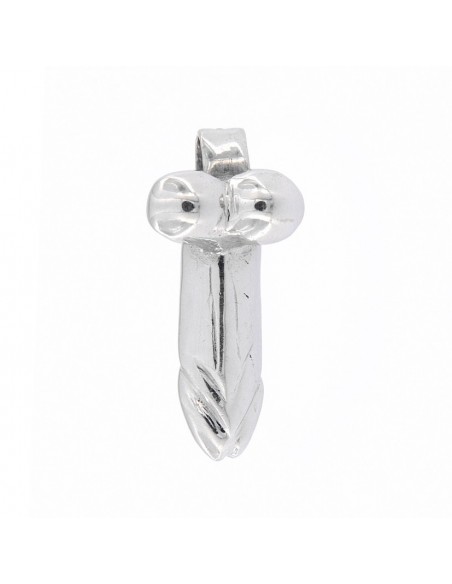 Ciondolo Oro Bianco Pene [b7381982]