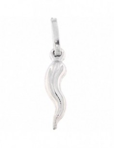 Ciondolo Oro Bianco Corno 20MM [fa4b2dae]
