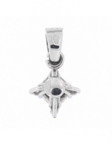 Ciondolo Oro Bianco Punto Luce 9,50MM [7cfbd03a]