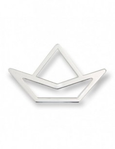 Ciondolo Oro Bianco Sagoma Barchetta [d2c1b7d2]