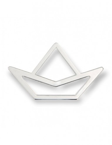 Ciondolo Oro Bianco Sagoma Barchetta [d2c1b7d2]