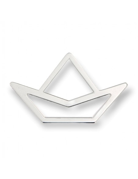 Ciondolo Oro Bianco Sagoma Barchetta [d2c1b7d2]