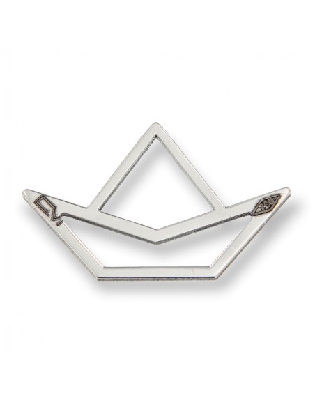 Ciondolo Oro Bianco Sagoma Barchetta [0f766bdb]